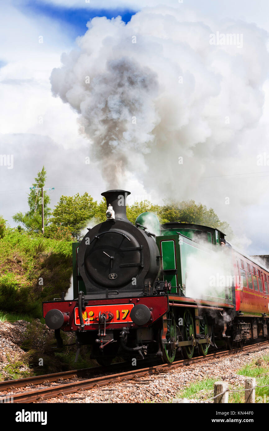 steam train, Strathspey Railway, Highlands, Scotland Stock Photo Alamy