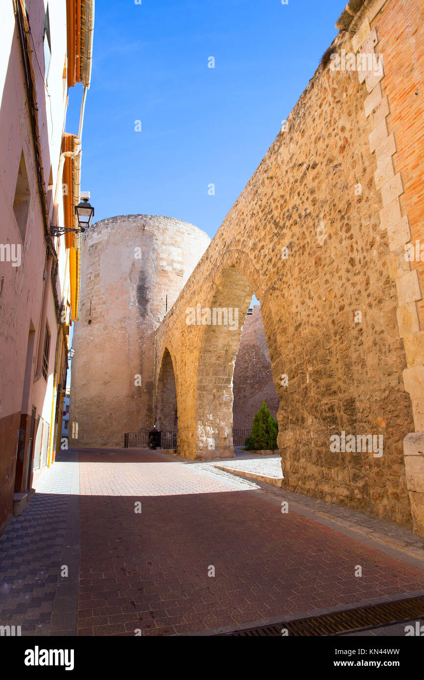 Segorbe Castellon Torre del Verdugo and medieval Muralla in Spain Valencian Community. Stock Photo