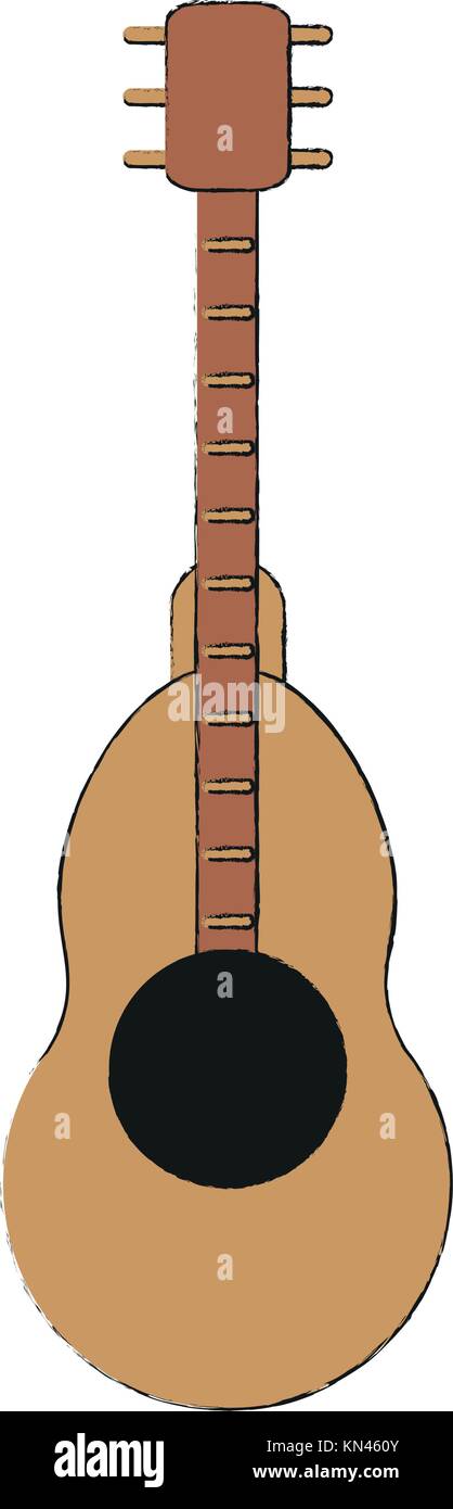 Acoustic guitar instrument Stock Vector Image & Art - Alamy