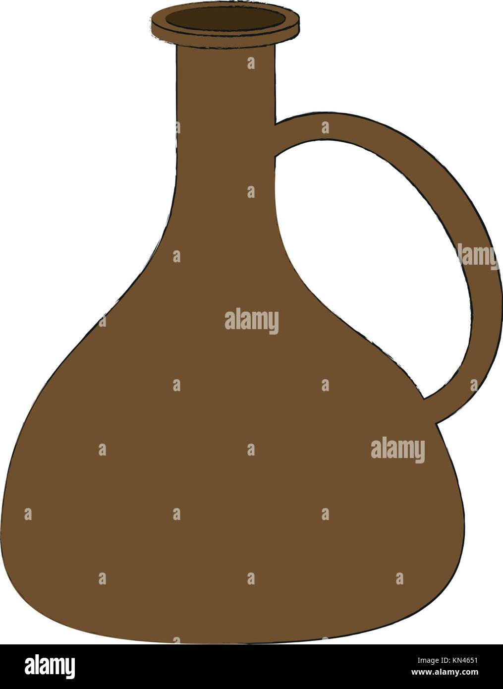 Old jug isolated Stock Vector Image & Art - Alamy