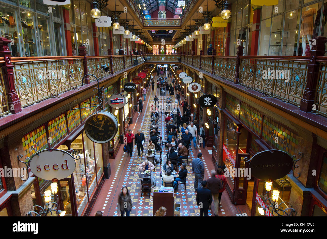 Interior of The Strand Arcade, Sydney, New South Wales (NSW), Australia