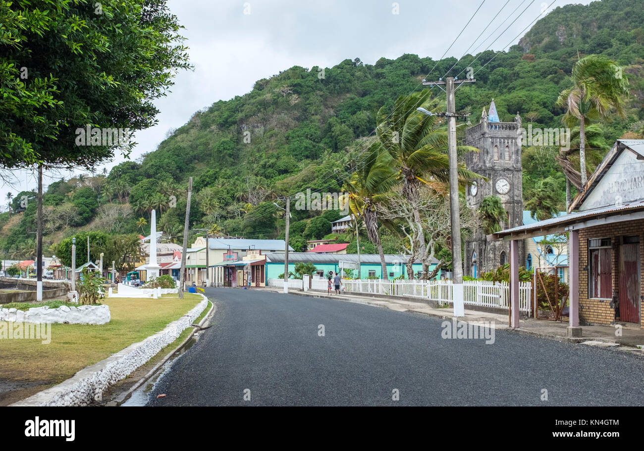 Levuka, Ovalau, Fiji Islands, Western Pacific, South Pacific, World Heritage Site, Old Capital of Fiji Stock Photo