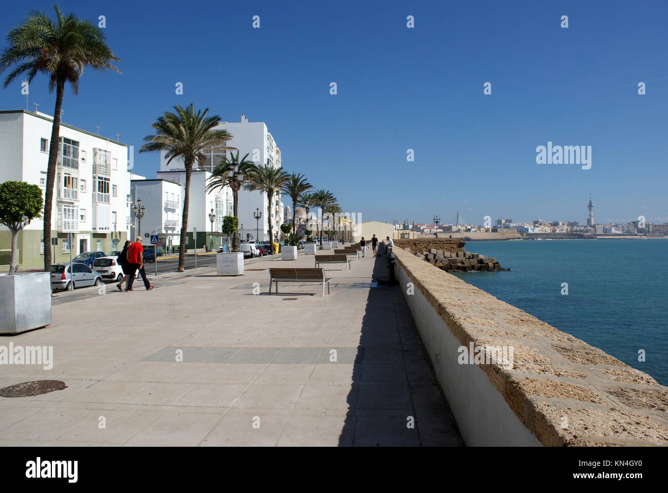 Cadiz waterfront, Cadiz, Spain Stock Photo Alamy