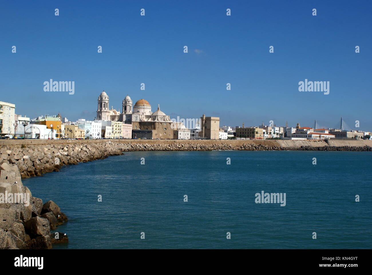Cadiz waterfront, Cadiz, Spain Stock Photo