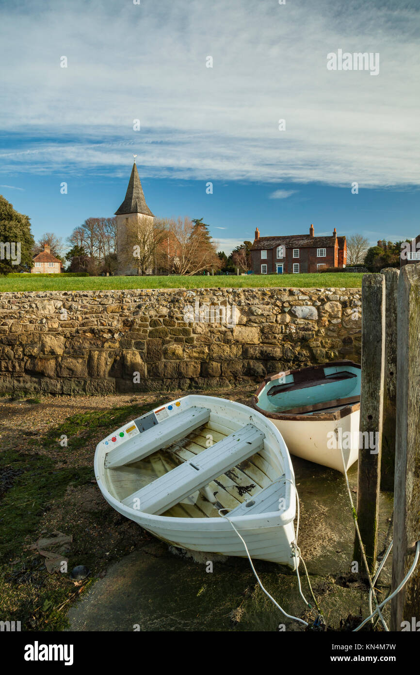Boats at Bosham, West Sussex, England Stock Photo Alamy