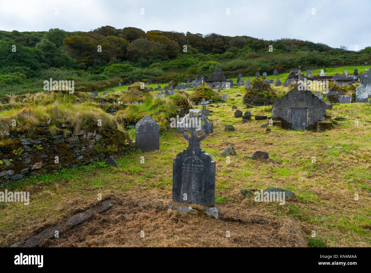 Knightstown Graveyard, Valentia Island, Iveragh Peninsula, County Kerry