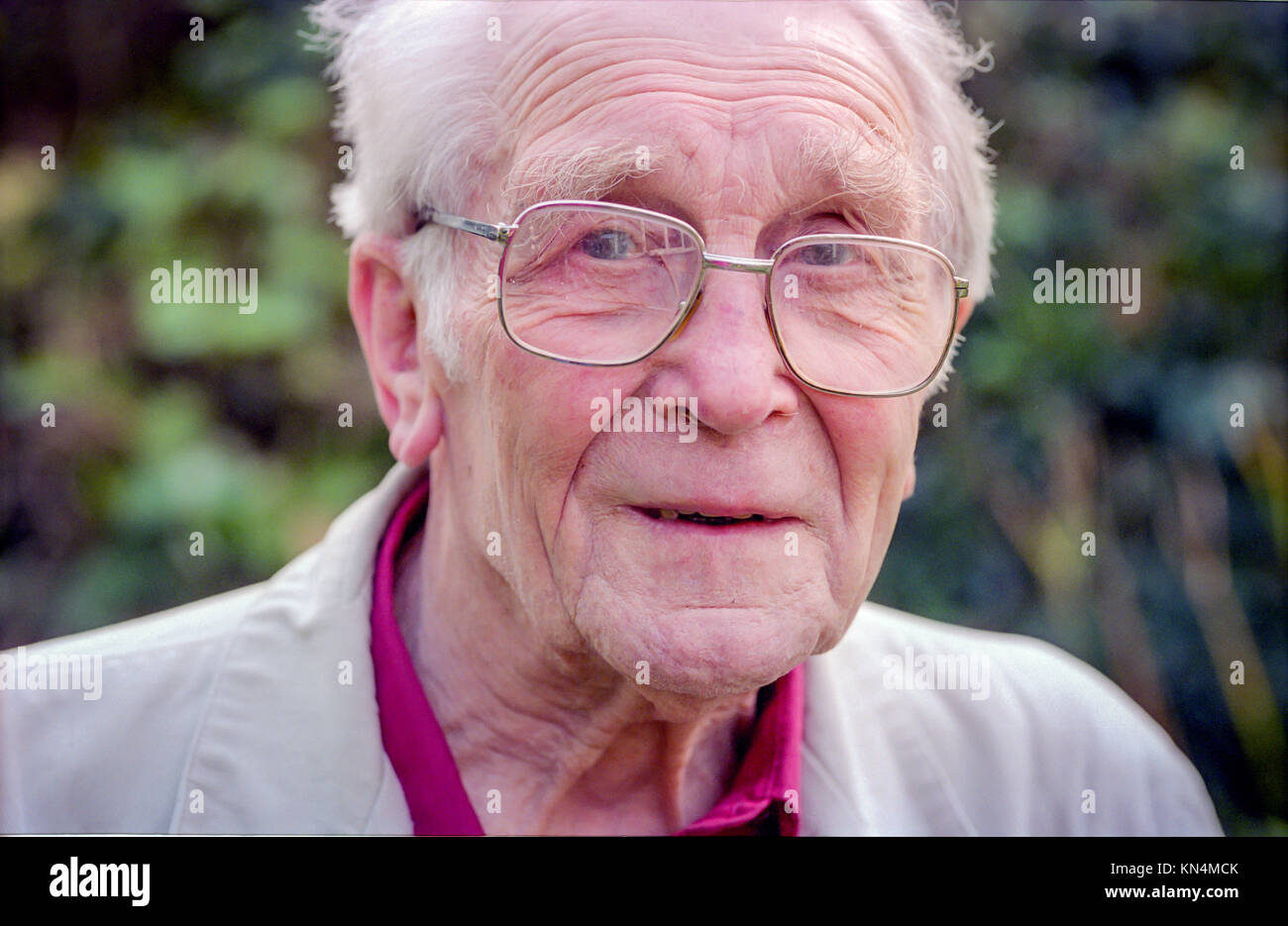 Author Anthony Buckeridge at home in 1998 Stock Photo Alamy