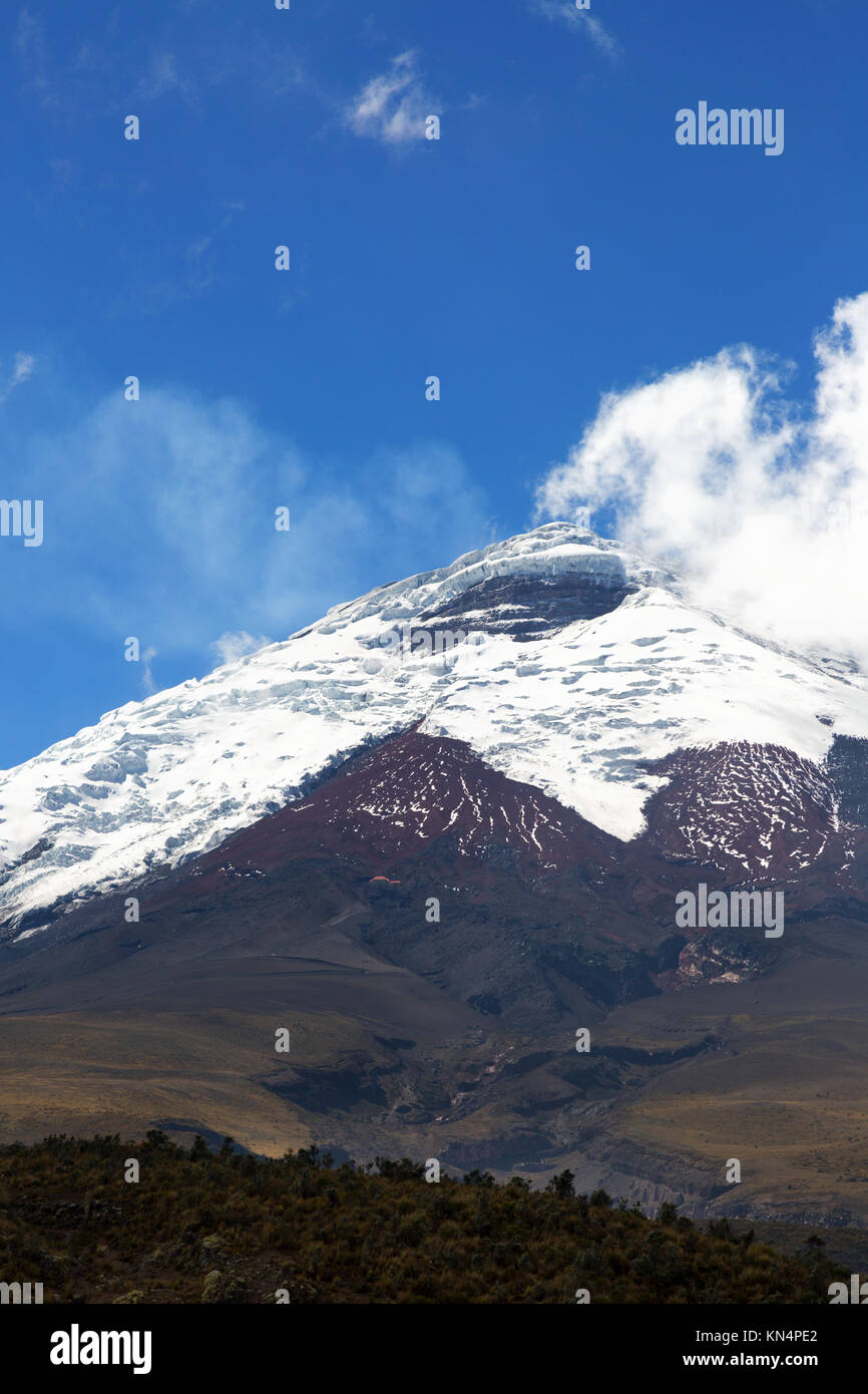 Cotopaxi Volcano, Cotopaxi National Park, Ecuador South America Stock Photo