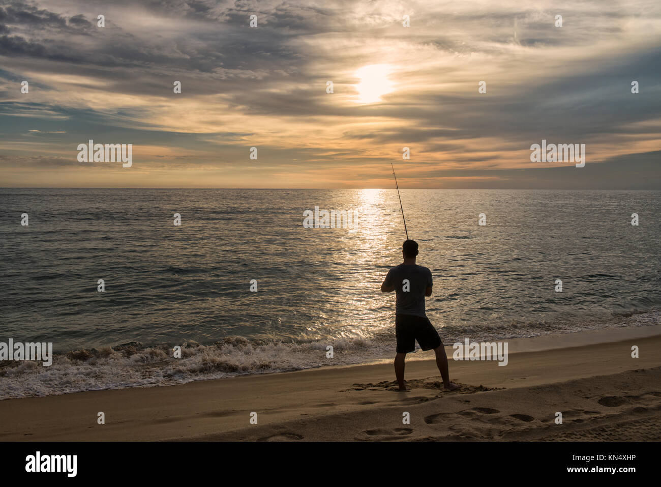 Summer sunset in Punta Lobos Beach, Todos Santos Baja California Sur ...
