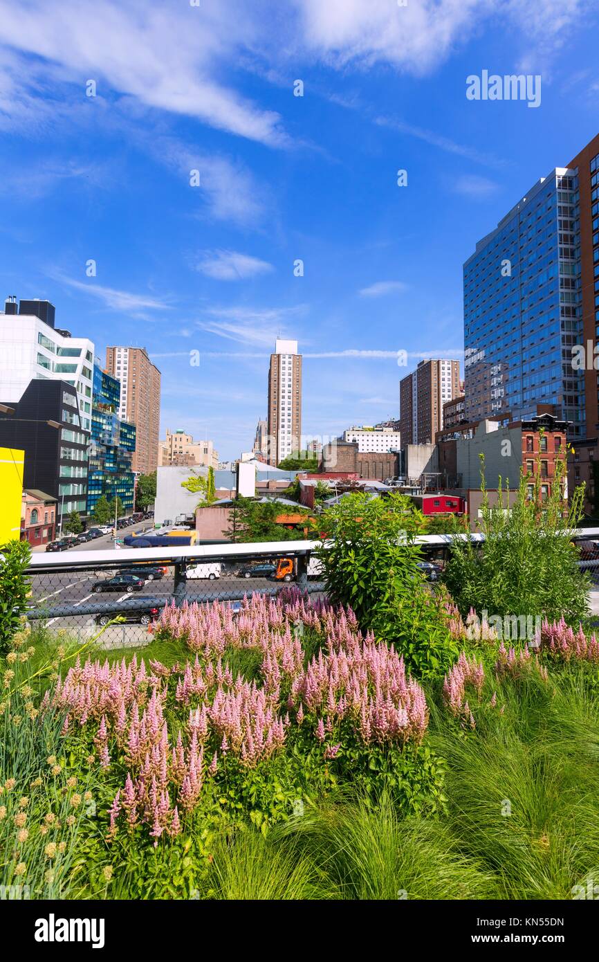 High Line Park Manhattan New York US America Stock Photo Alamy