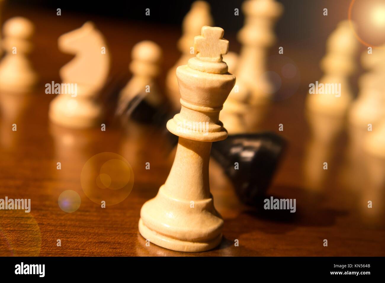 Checkmate Chess King Queen Stop Motion Stock Photo 2370092237