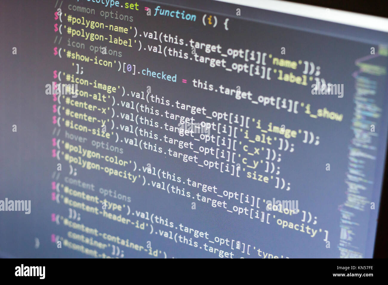 Desktop Source Code And Wallpaper By Computer Language With Coding And  Programming Stock Photo - Download Image Now - iStock