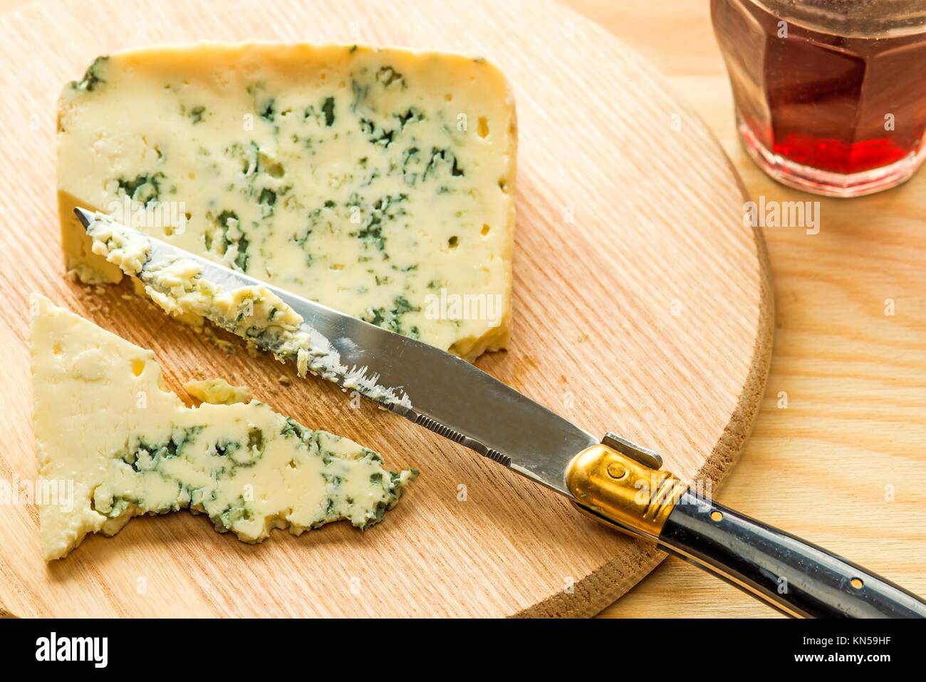 Blue french cheese Stock Photo Alamy