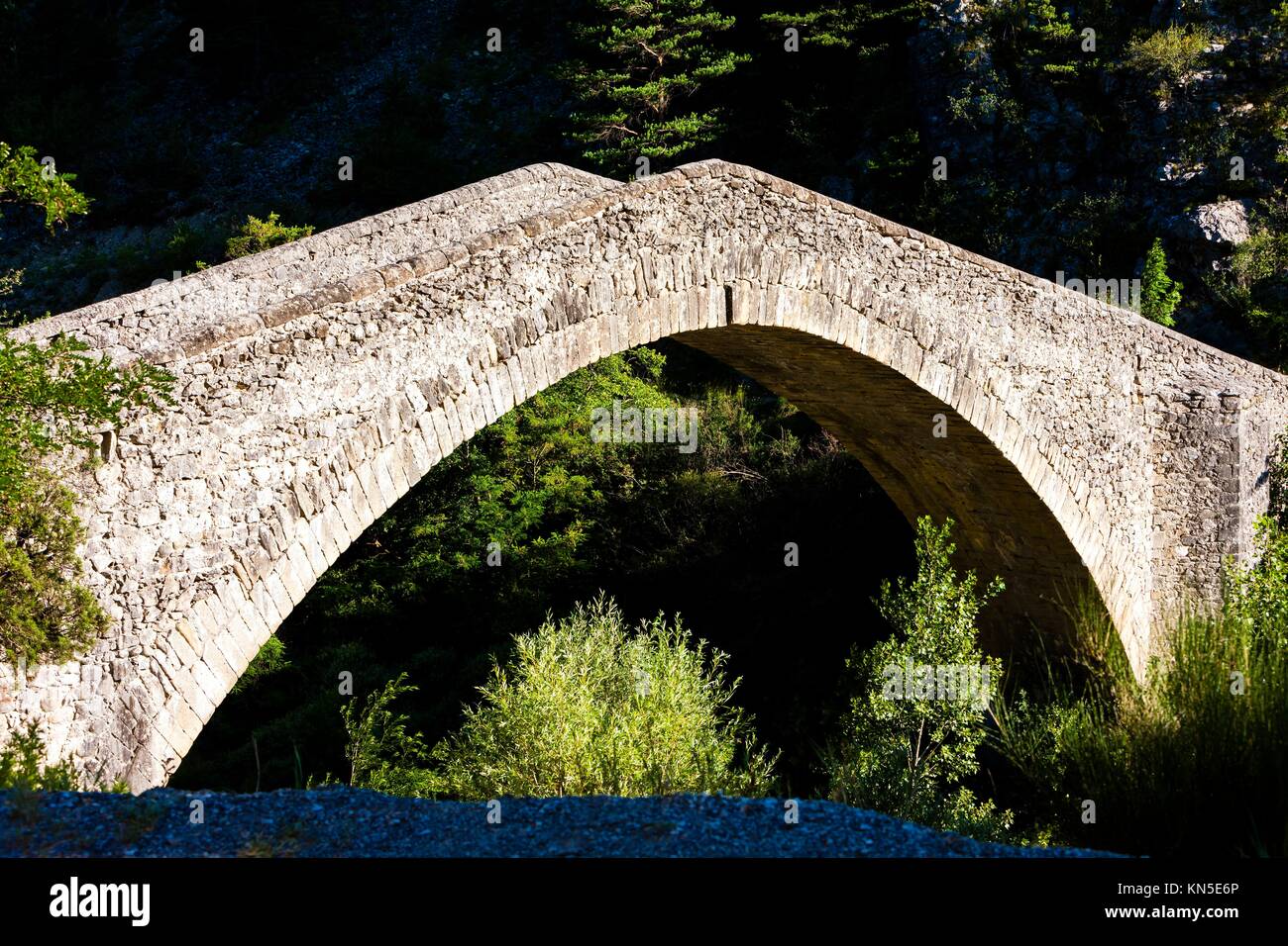 bridge Pont de la Reine Jeanne, Provence, France Stock Photo Alamy