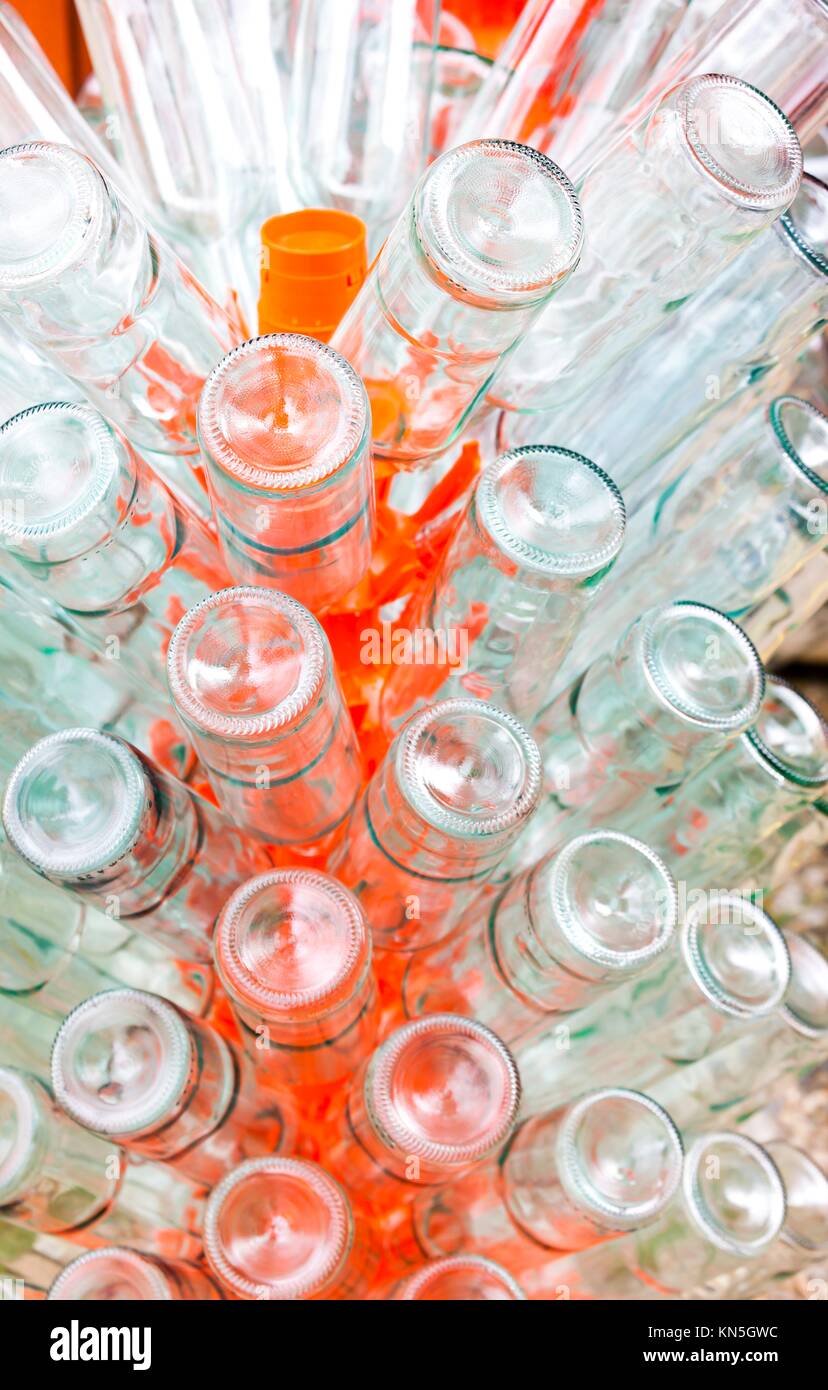Empty Wine Bottles Stacked High Resolution Stock Photography and Images ...