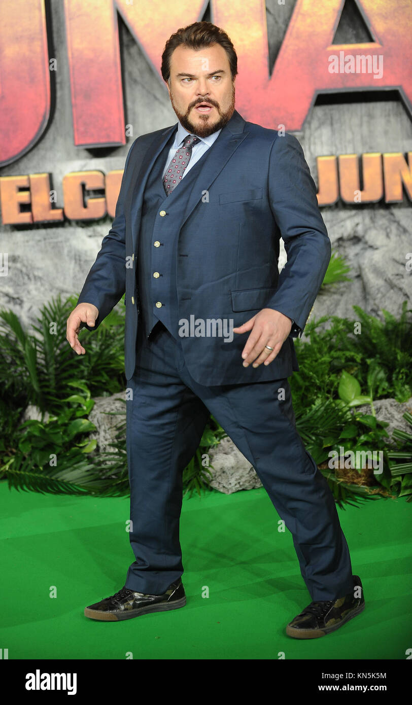 Jack Black attends the UK premiere of Jumanji : Welcome To The