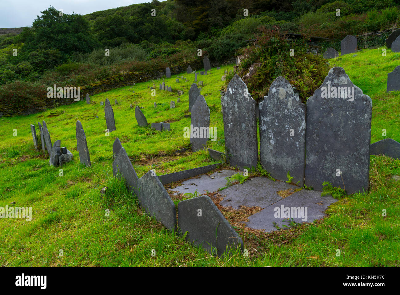 Knightstown Graveyard, Valentia Island, Iveragh Peninsula, County Kerry
