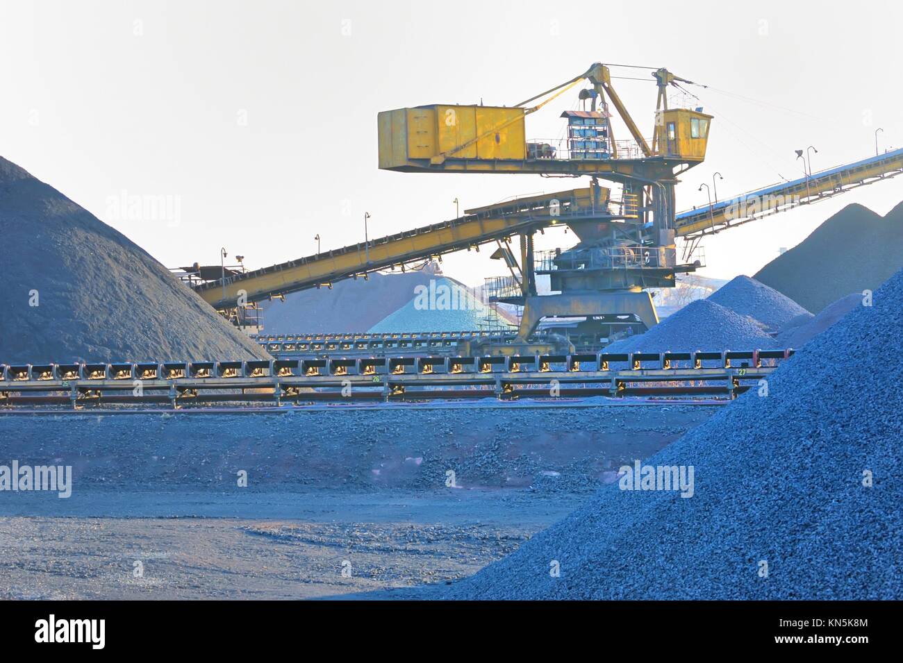 bucket wheel excavator for digging the brown coal Stock Photo Alamy