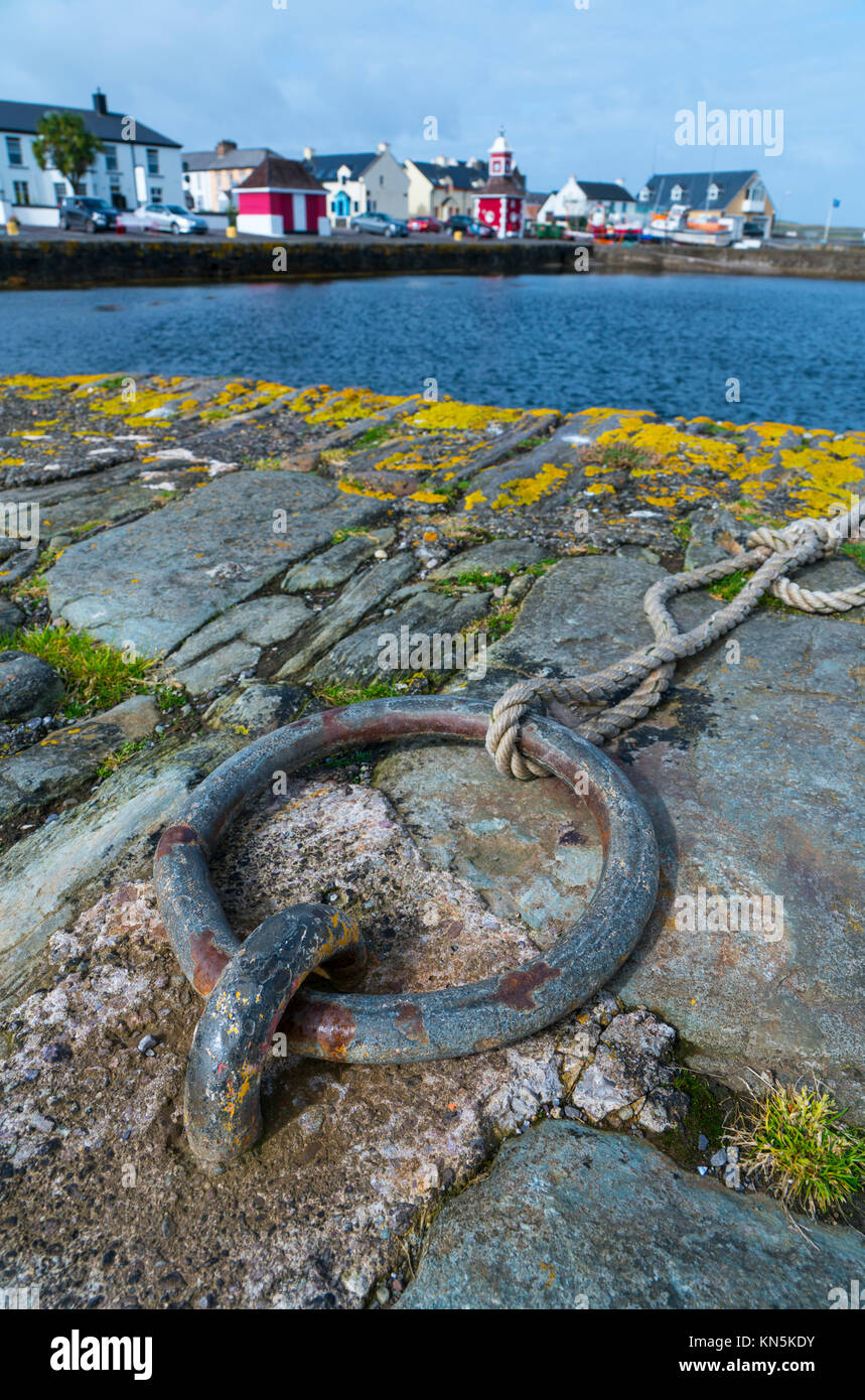 Knightstown Harbour, Valentia Island, Iveragh Peninsula, County Kerry, Ireland, Europe Stock Photo