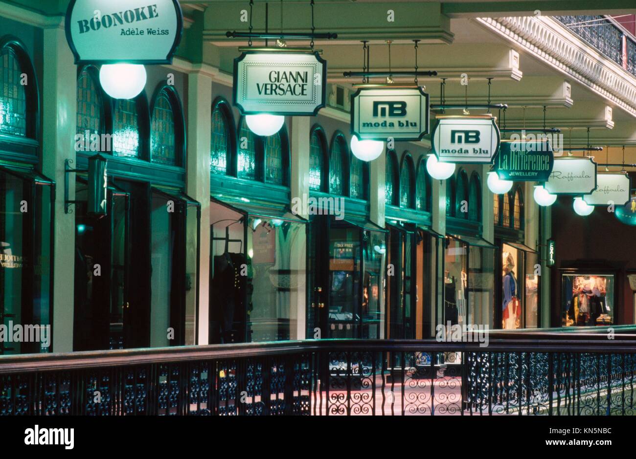Shopping arcades. Queen Victoria building. Sydney. Australia Stock