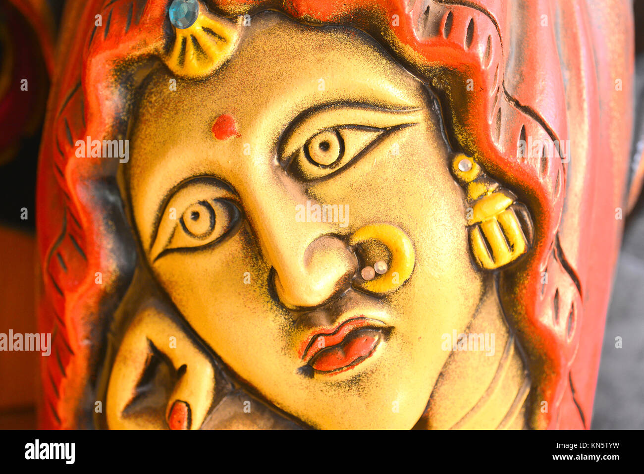 Closeup of a Human statue Stock Photo Alamy