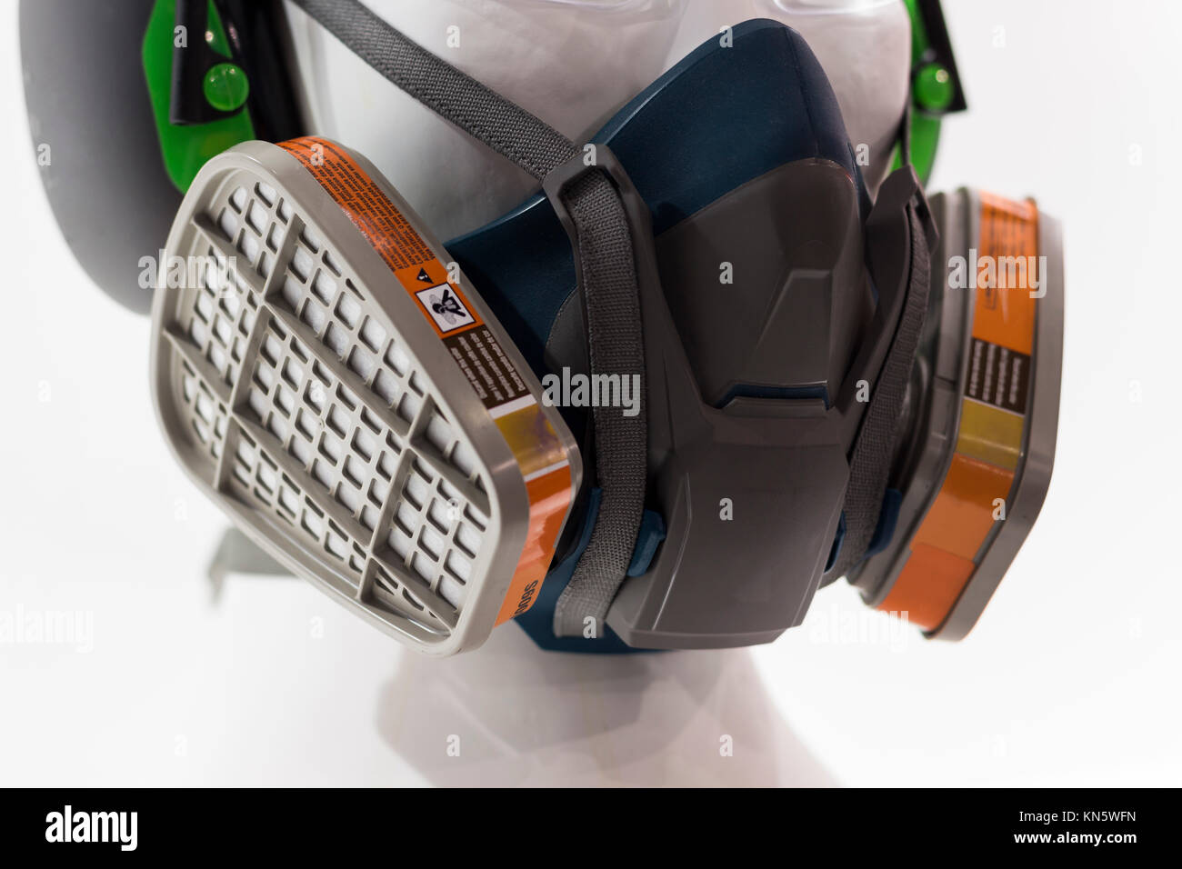 mannequins with industrial mask ;Personal Protection Equipment PPE