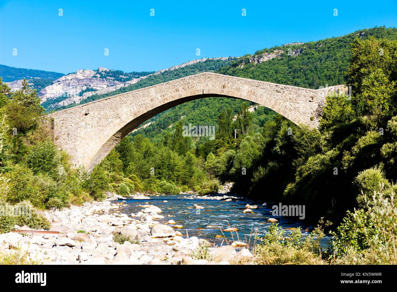 bridge Pont de la Reine Jeanne, Provence, France Stock Photo Alamy