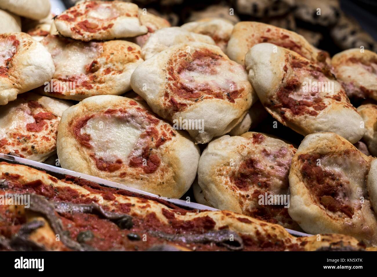 Italian cuisine in Bergamo, Italy. Stock Photo