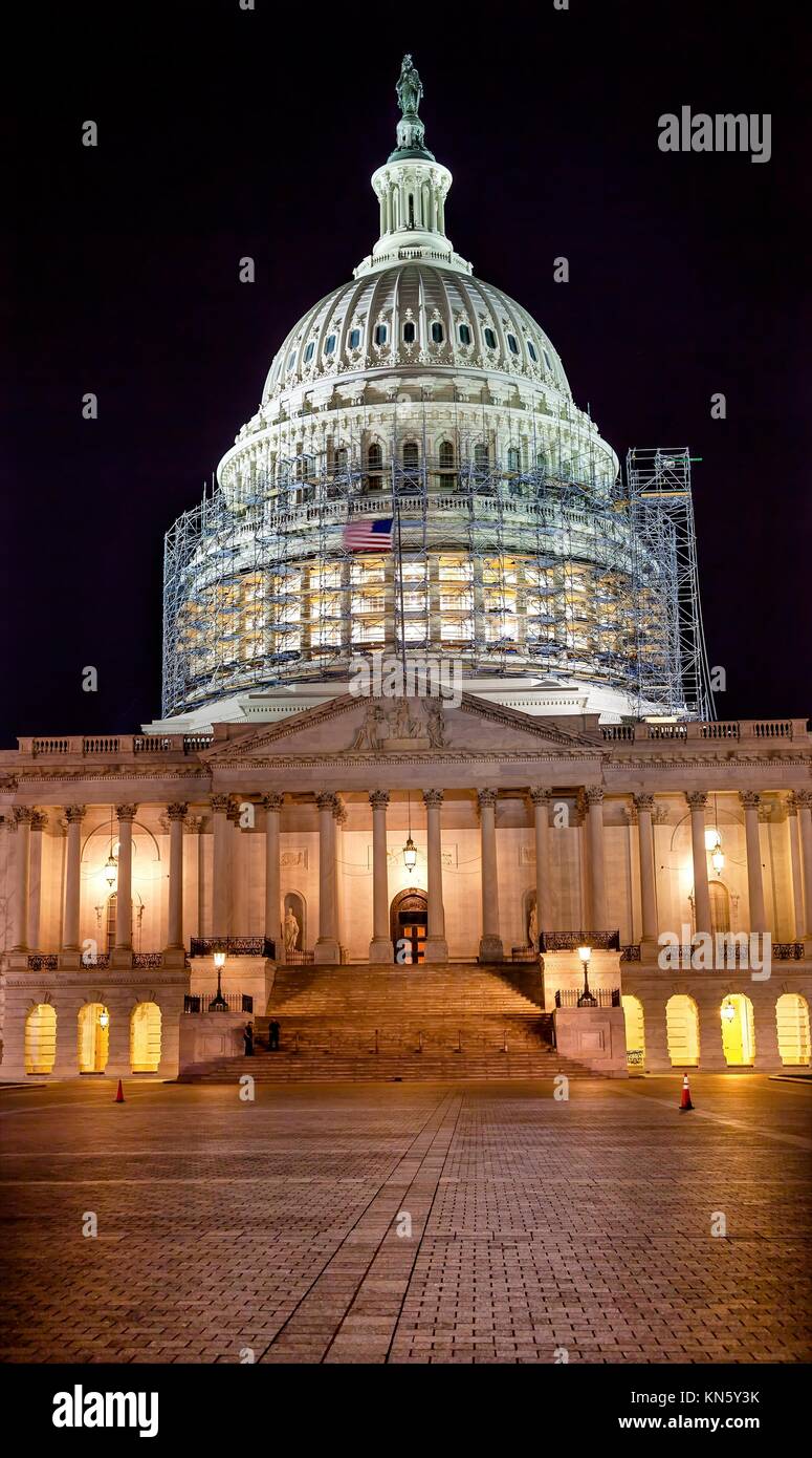US Capitol Dome Construction North Side Congress House Representatives
