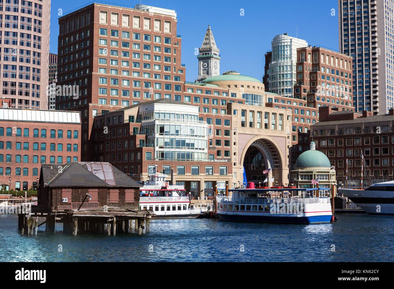 Boston Rowes Wharf in Massachusetts USA Stock Photo Alamy