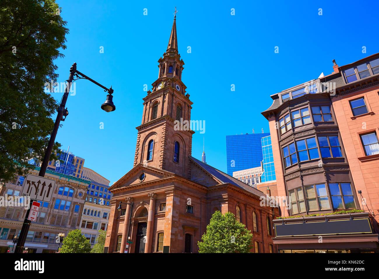 Boston Arlington Street Church in Massachusetts USA Stock Photo - Alamy