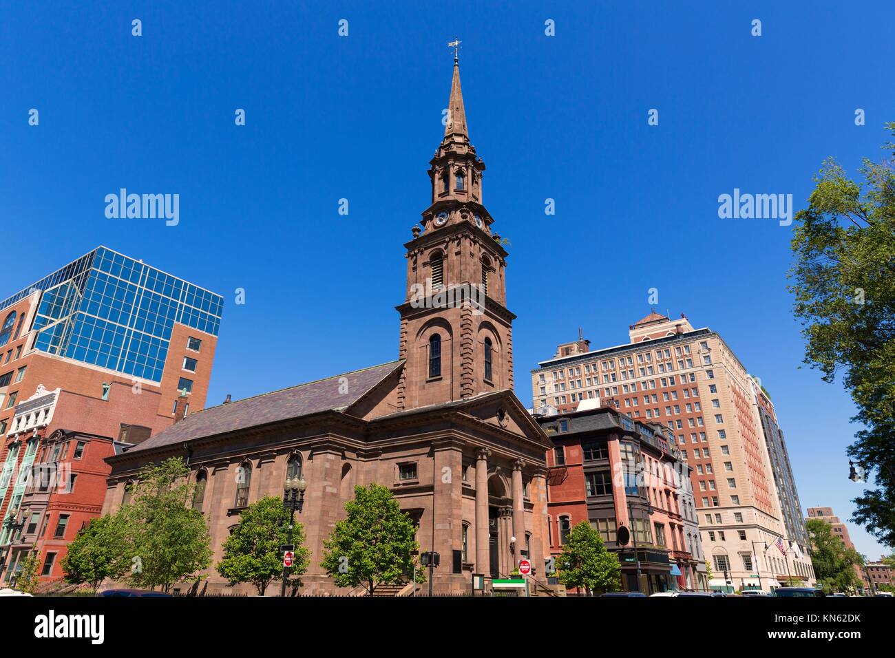 Boston Arlington Street Church in Massachusetts USA Stock Photo - Alamy