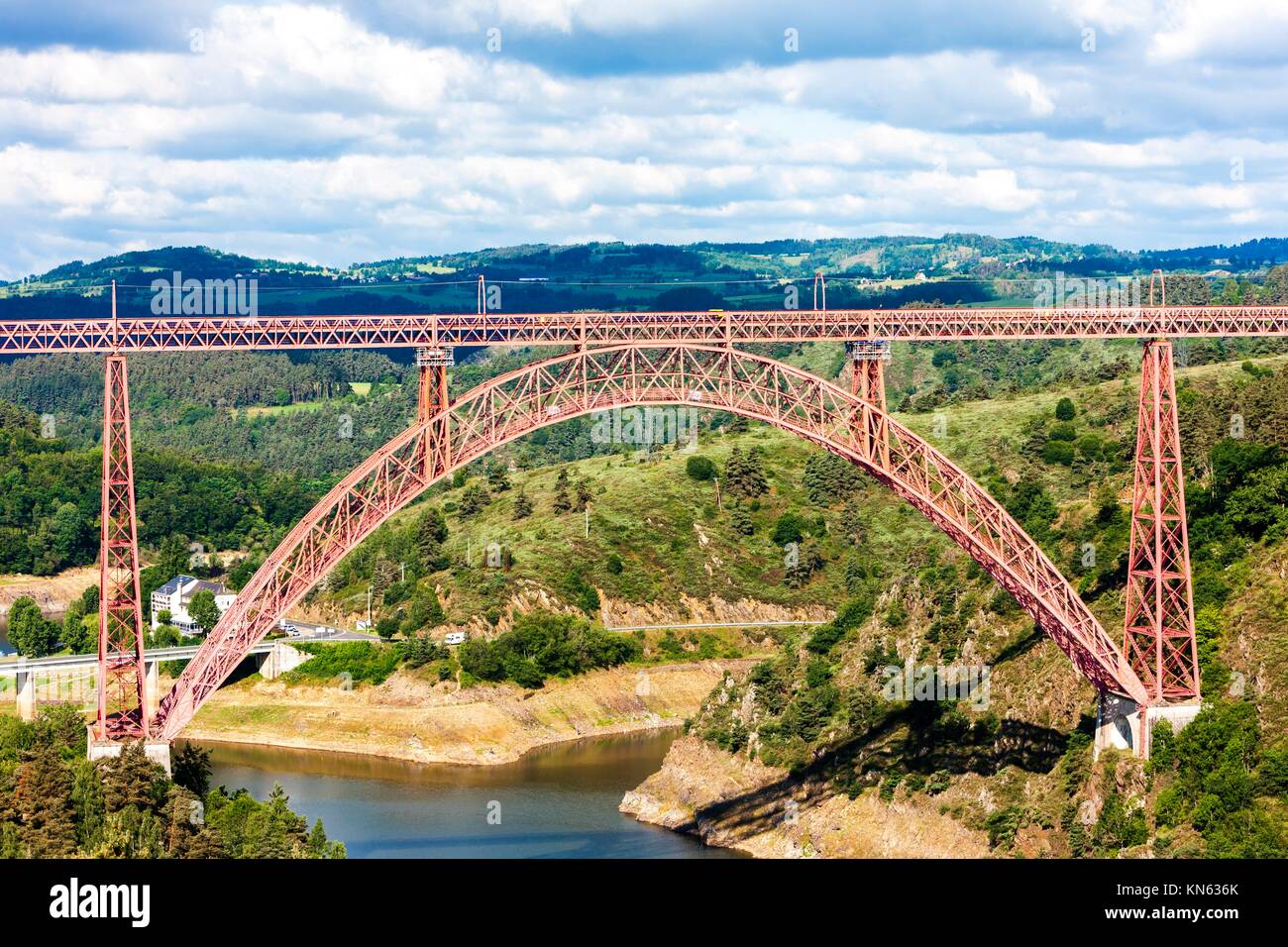 The Garabit Viaduct Built By Gustave Eiffel High Resolution Stock ...