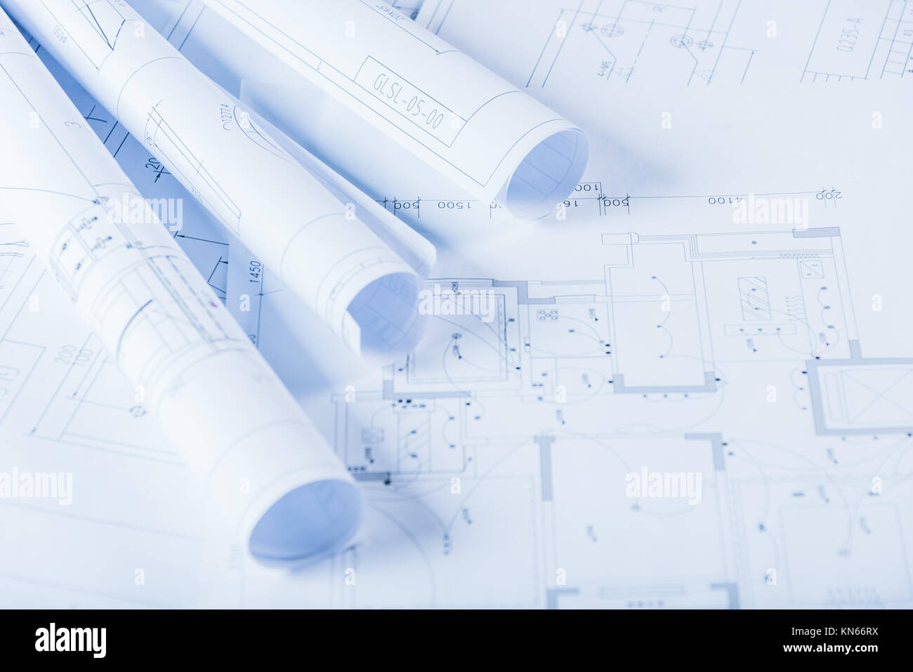 detail shot of Architectural blueprints Stock Photo - Alamy