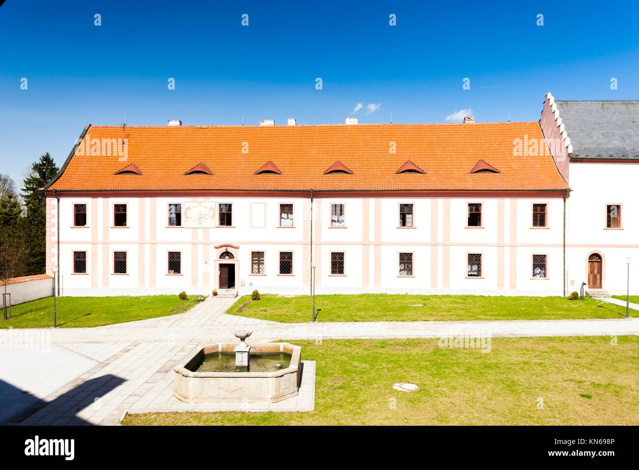 premonstratensian monastery of Milevsko, Czech Republic Stock Photo Alamy