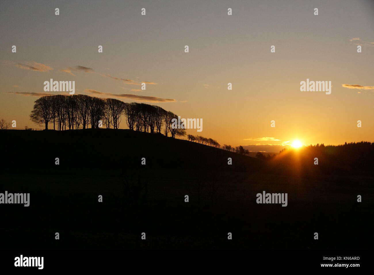 Scottish Sunrise Stock Photo