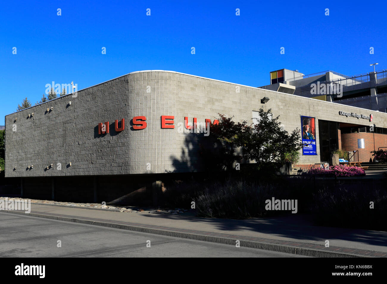 The Okanagan Heritage museum building, City Art Trail, Kelowna City, Okanagan valley, British