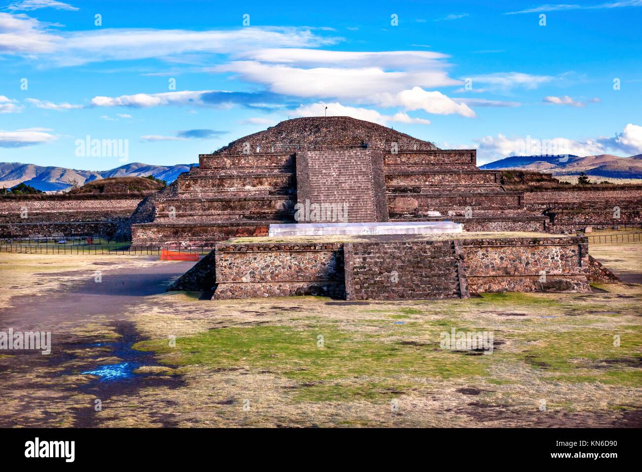 Temple Of Quetzalcoatl Pyramid Teotihuacan, Mexico City Mexico Stock ...