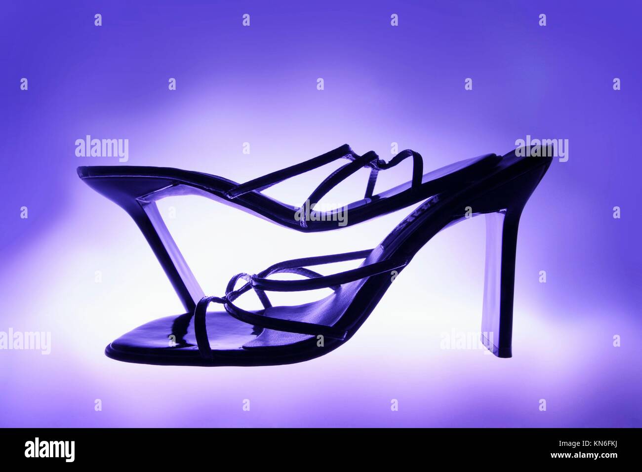 Pair of HighHeeled Shoes Stock Photo Alamy