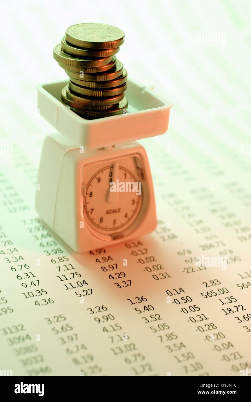 Weighing coins hi-res stock photography and images - Alamy