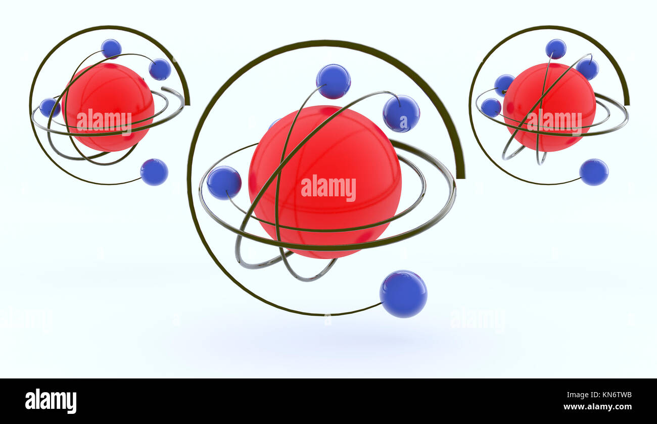 3d rendering, Molecule design and white background Stock Photo - Alamy