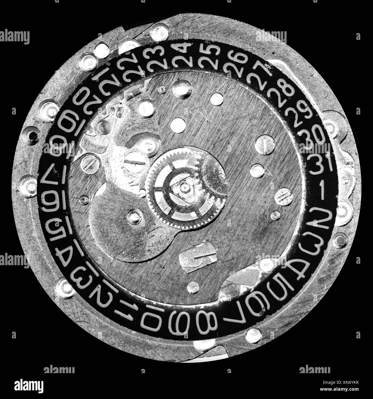 clockwork vintage mechanical watch, high resolution and detail Stock