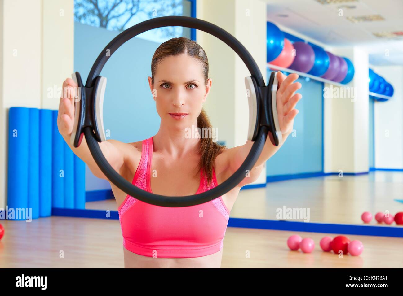 Dual Grip Pilates Ring Magic Circle Body Sport Fitness Weight Exercise Yoga  Kit@ | eBay