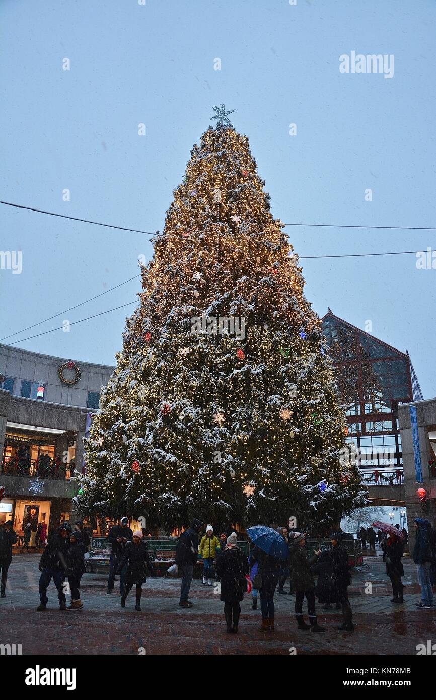 Quincy market boston christmas hires stock photography and images Alamy