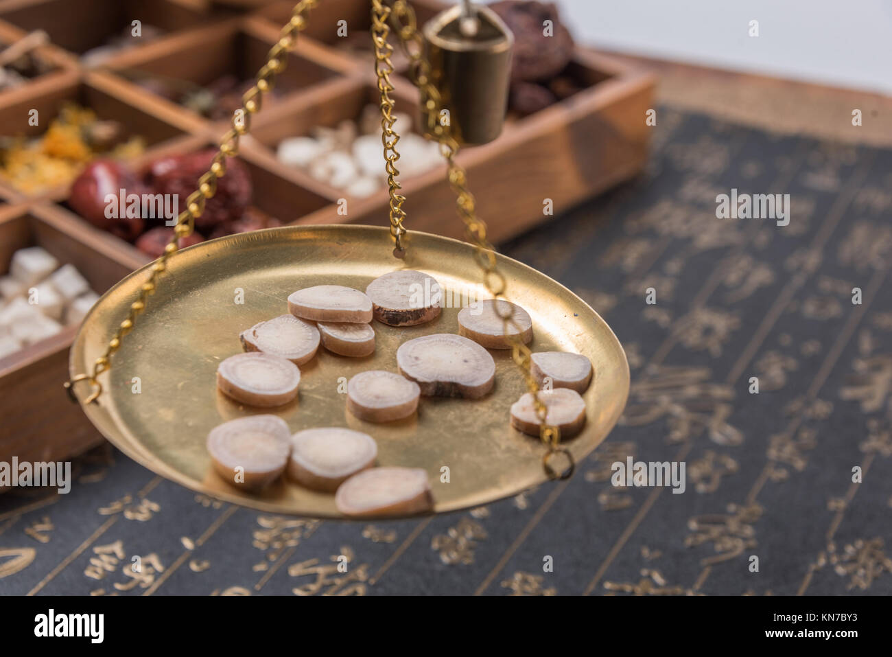 Chinese Herbal Medicine,detail shot image Stock Photo Alamy
