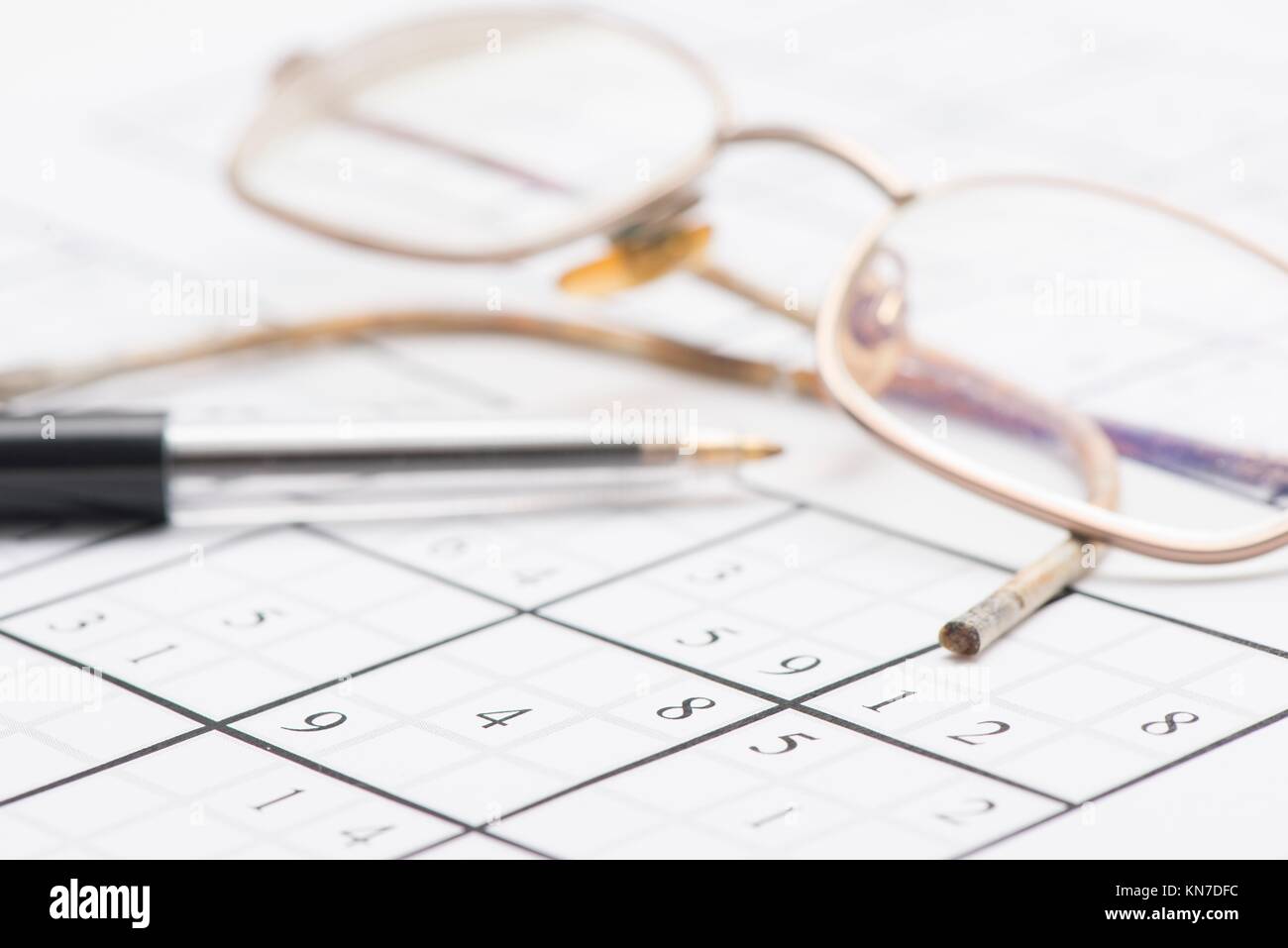 Hobby sudoku High Resolution Stock Photography and Images - Alamy