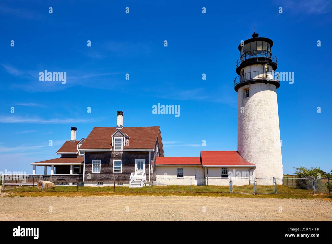 Cape Cod Truro lighthouse in Massachusetts USA Stock Photo Alamy