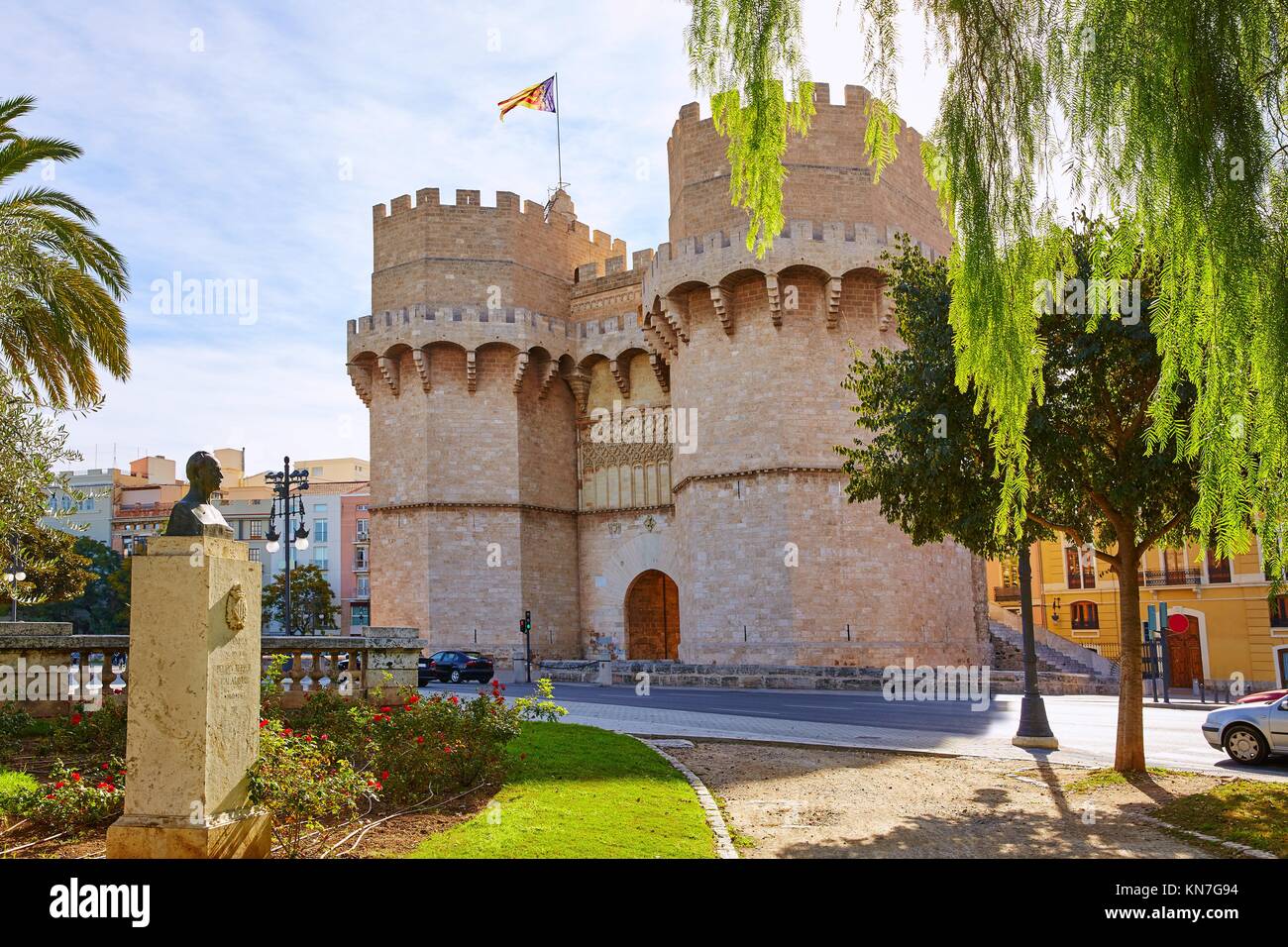 Tower of serranos entrance hi-res stock photography and images - Alamy