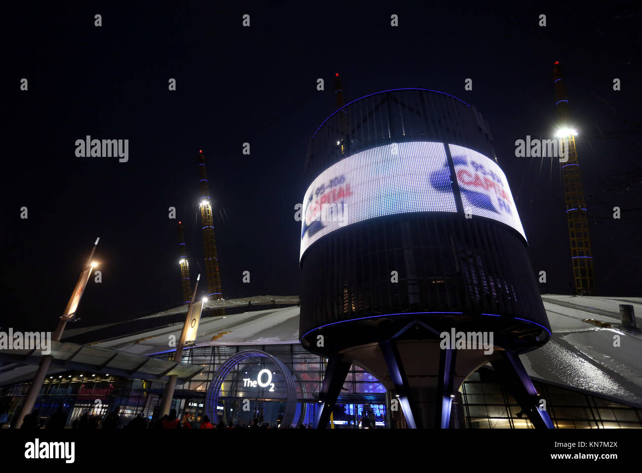 Branding around the arena during day two of Capital's Jingle Bell Ball ...