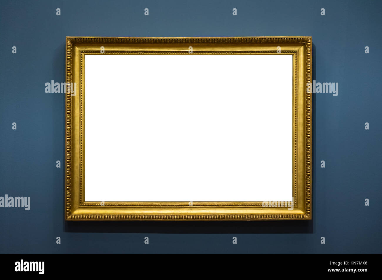 Blank Art Museum Isolated Painting Frame Decoration Indoors Wall White ...